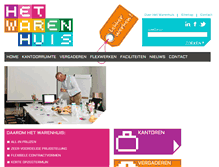 Tablet Screenshot of hetwarenhuis.net